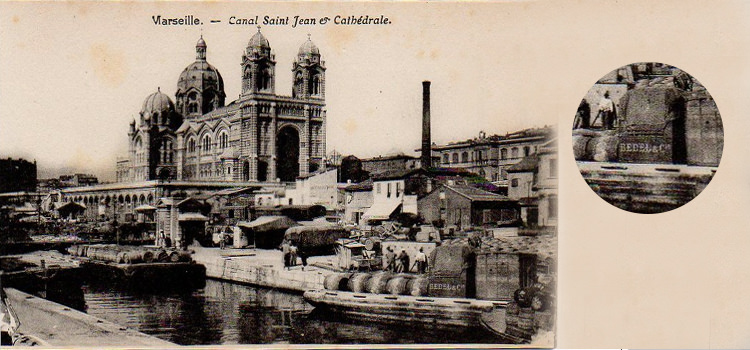 Barge de déménagement Bedel à marseille